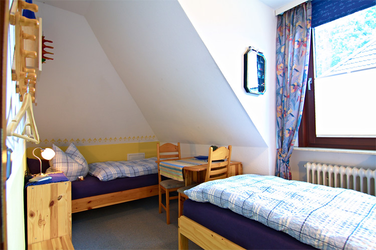Ferienwohnung Dibbersen - kleines Schlafzimmer