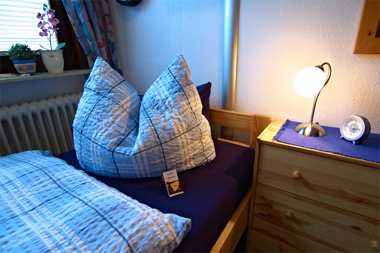 Ferienwohnung Dibbersen - kleines Schlafzimmer
